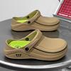Men Work Chef Shoes Waterproof Oil-proof Kitchen Work Cook Boots Non-slip Ankle Rain Boots Man Hotel Restaurant Safety Footwear