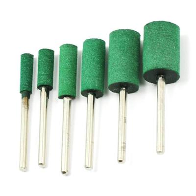 Power Tool-6Pcs 4 5 6 8 10 12mm Rubber Cylinder Head Polishing Buffing Grinding Drill Tool