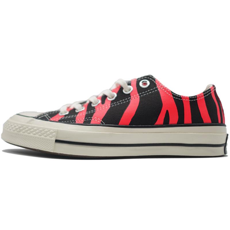 Converse Chuck Taylor All Star 1970s Vintage Casual Low-Top Canvas Shoes Unisex Red and Black