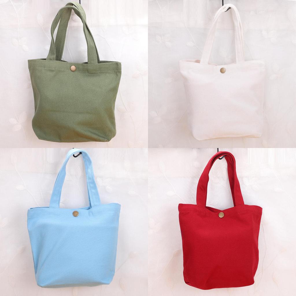 Canvas Portable Handheld Bag With Insulation For Travel And Lunch Use