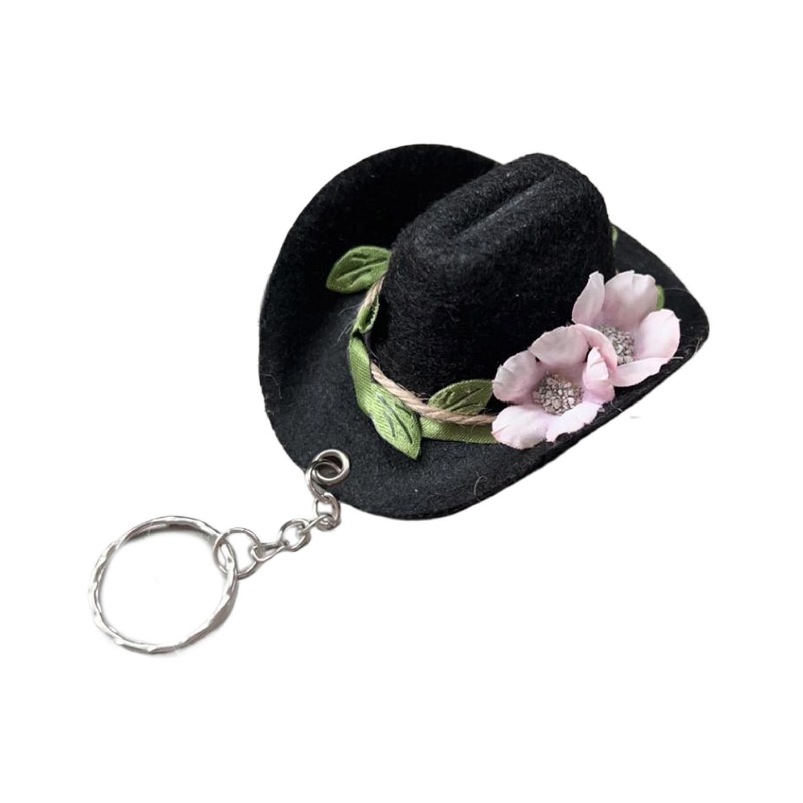Модная шляпа цветок брелок шарм креативная цветочная шляпа ключ аксессуар модные брелоки — фото 17