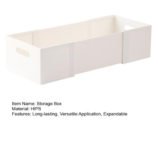 Expandable Storage Box Drawer Organizer with Dual Handles Adjustable 11"-20" Drawer Divider Storage Box for Bedroom Kitchen Closet