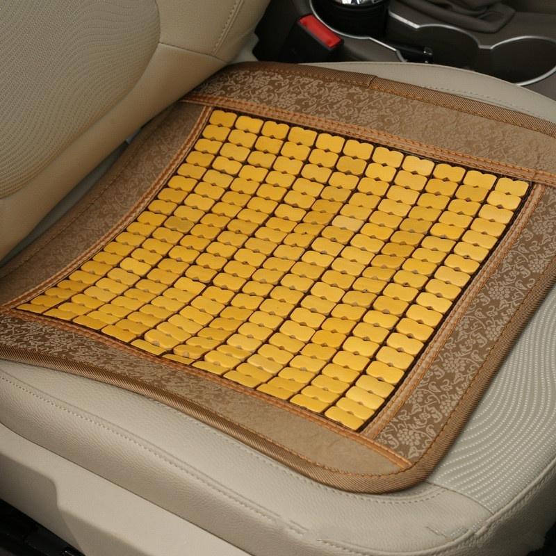 1pcs Car Bamboo Cool Pad Family Car Dual-use Cushion Breathable Cool Cushion