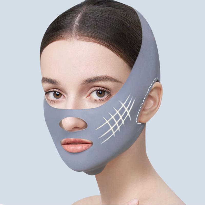 V-Face Lifting Bandage: Anti-Sagging Facial Contour & Double Chin Tightening. Face Slimming Mask