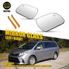 Left/Right Side Heated Mirror Glass Clear Replacement For Toyota Sienna 2011-19