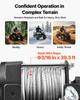 VEVOR 1360 Kg Electric Winch, 12V DC ATV/UTV Winch with Diameter 5 Mm X 12 M Steel Wire Rope & Wired Remote Control, IP55 Waterproof