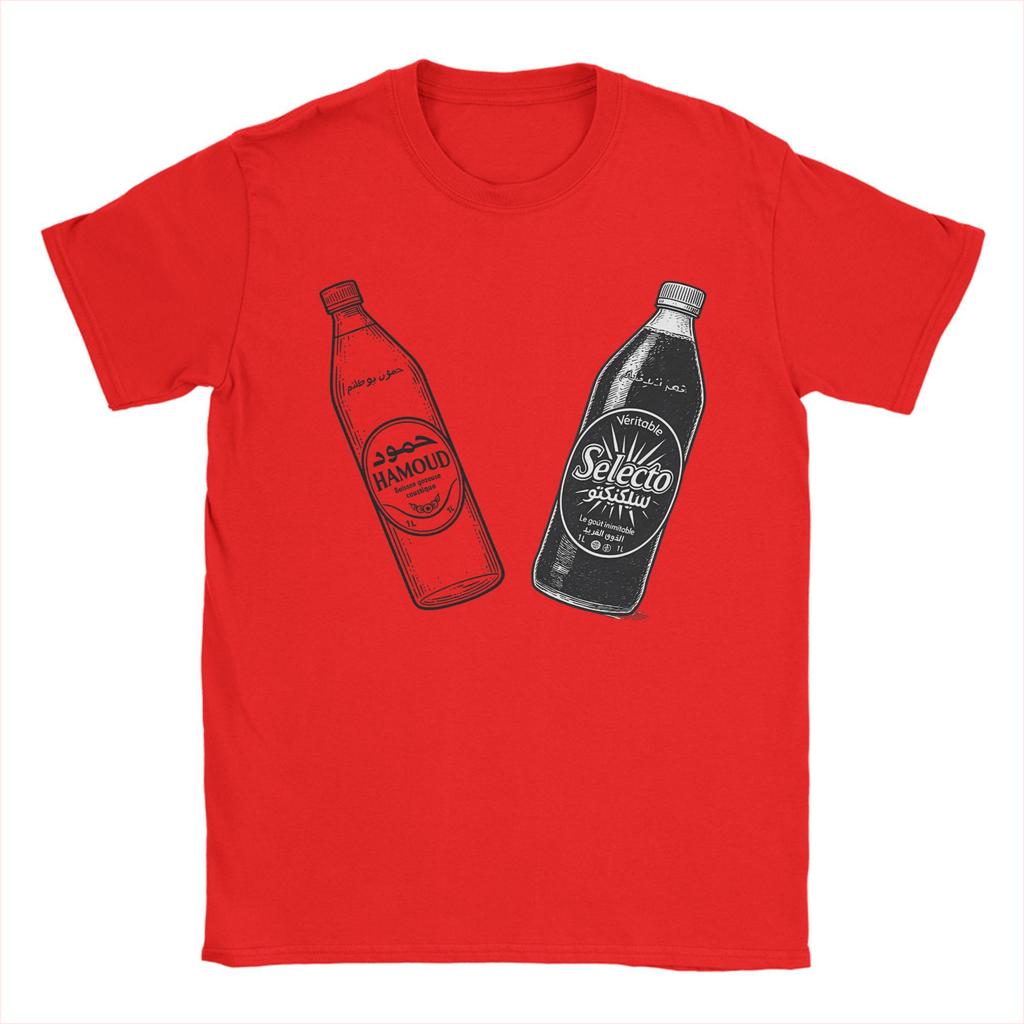 Oversized T Shirt Beach Selecto Algeria Soda Water TShirts 100 Cotton Tee Shirt for Men Y2K Plus Size 6XL Short Sleeve Tees