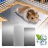 Aluminum Pet Cooling Plate Fast-cooling Smooth Hamster Cooling Pad Reusable Heat-dissipating Summer Cooling Mat