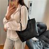 New niche versatile tote bag large capacity black simple high sense atmospheric shoulder armpit bag