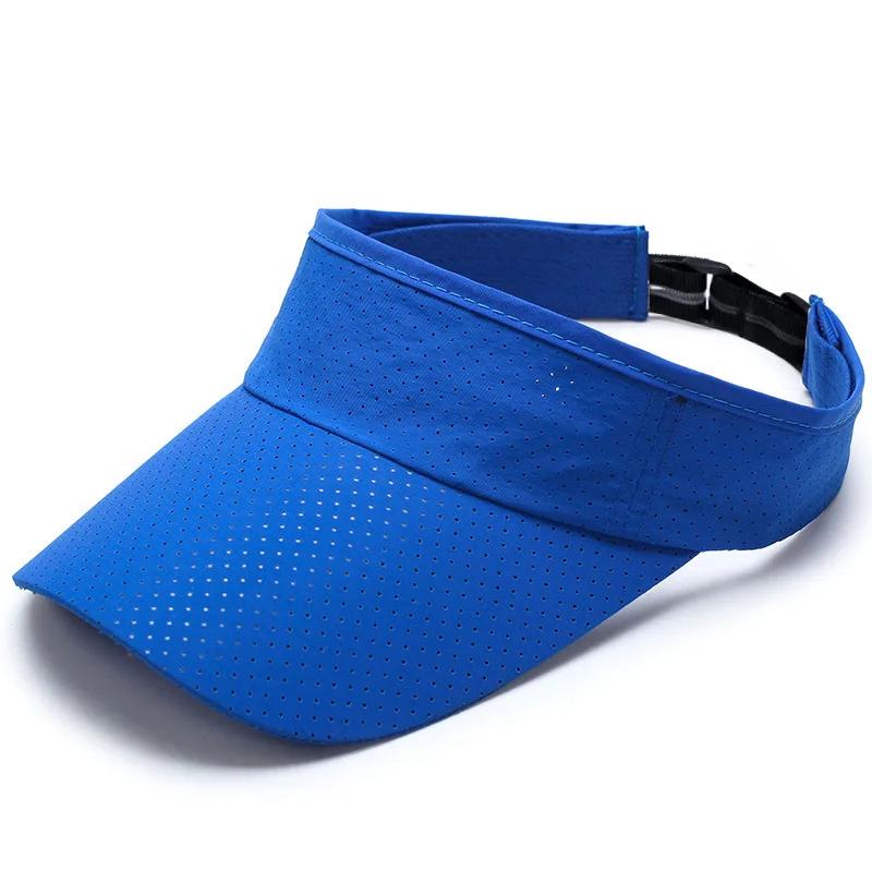 Verstellbare Tennis Kappen Herren Damen Sport Stirnband Klassische Sonnensport Visier Mütze Laufkappen Tennis Strandhut Outdoor Sportmütze