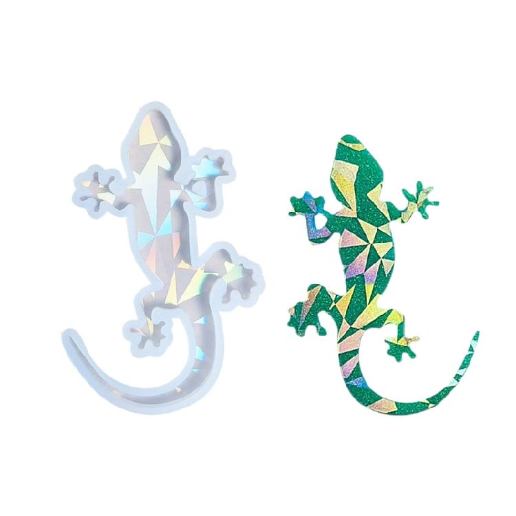 Keychain Molds Wall Lizard Shape Silicone Pendant Molds Resin Crafts Molds 1