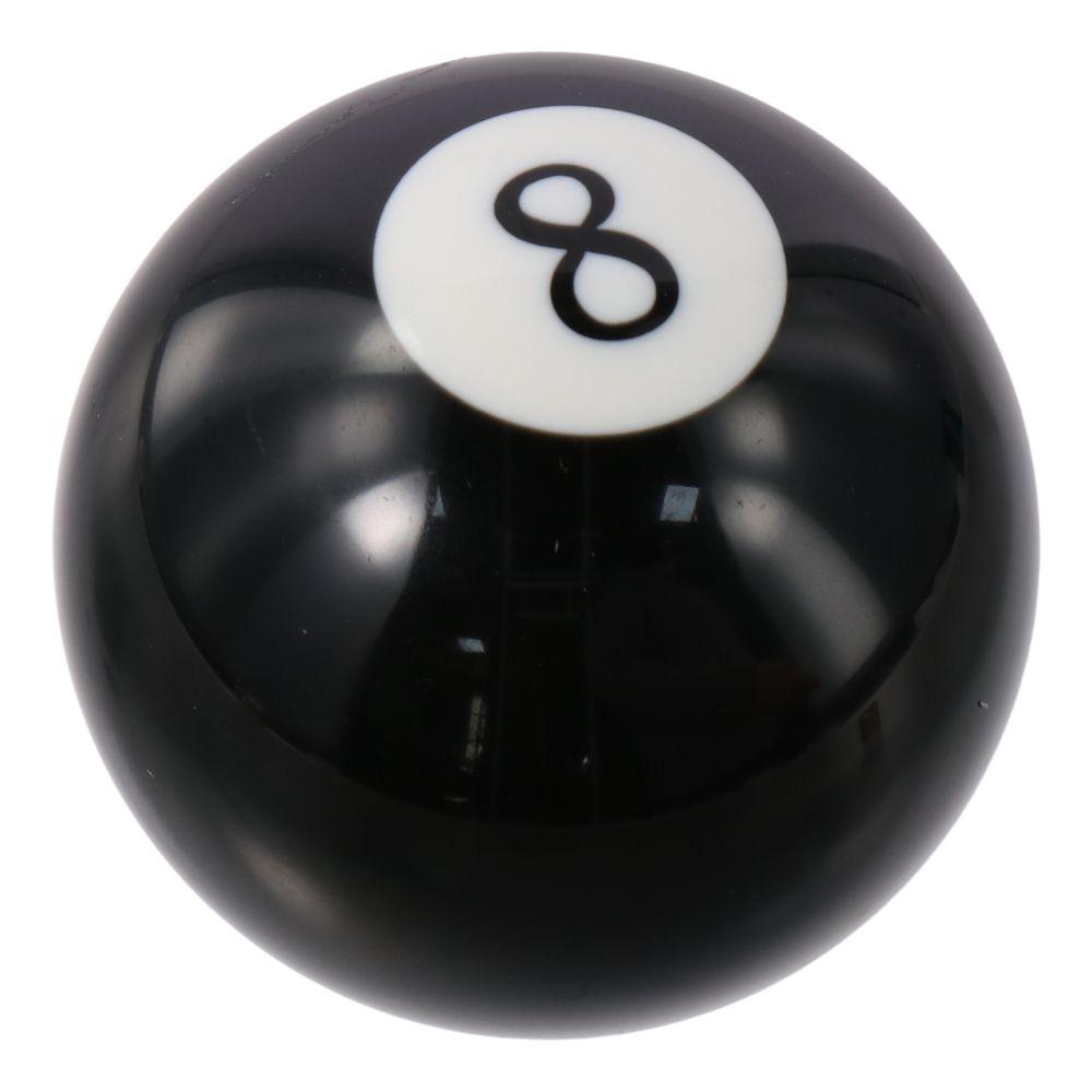 Black Ball Shift Knob Acrylic 5 6 Speed Gear Shifter Knob Round 2.1*2.1inch 8-Shaped Manual Shift Handle 3 Adapters