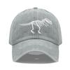 Cotton Baseball Cap for Men Women Unisex Embroidery Dinosaur Tyrannosaurus Rex Dad Hat Protection Outdoor Sports Golf Caps