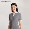 Tommy Hilfiger Women's Lyocell Blend V-Neck Knit Polo Dress