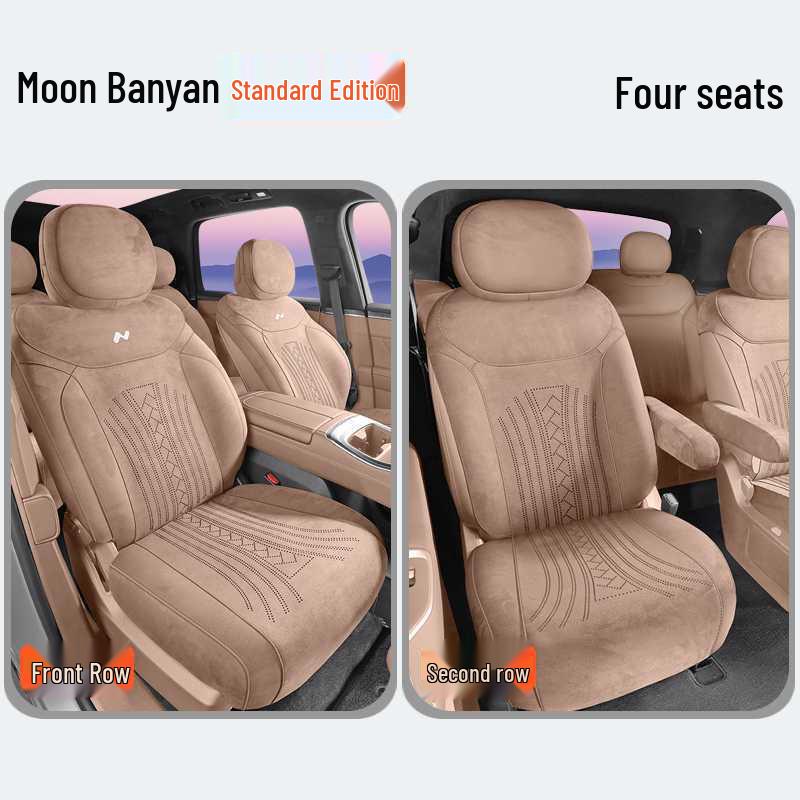 Ledao L90 Universal Suede Seat Cover: Perforated, Breathable, All-Season Car Cushion