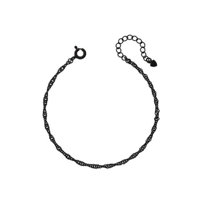 of Lavishe 925 Silver Color Coated Twist Bracelet