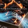 Light Camping Burners With Airflows Channel Stainless Steel Campfires Enhancer Tool For Efficient Wood Fuels Utilization