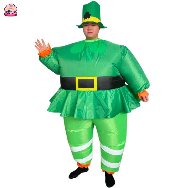 Męski nadmuchiwany kostium grubasa na Halloween, wieczory kawalerskie i bale przebierańców