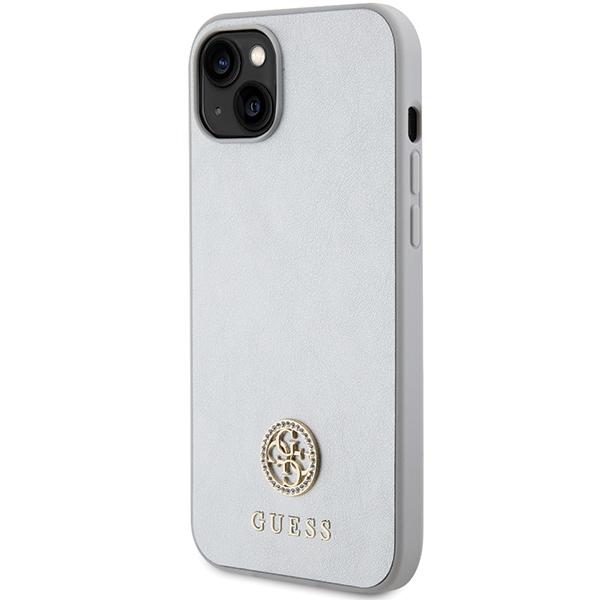 Guess Guhcp15Mps4Dgps Iphone 15 Plus / 14 Plus 6.7 Srebrny/Silver Hardcase Strass Metal Logo