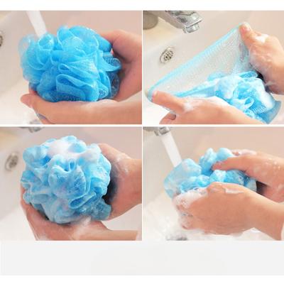 Badekugel, 20 g, Schaumbad, für Erwachsene und Kinder, Badeblume, Peeling, Rückenbad, Badekugel, Blume, Haut weich