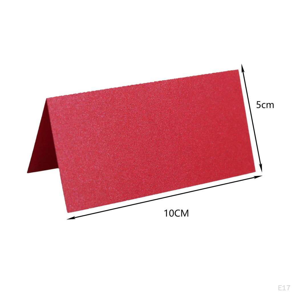 50 Wedding Place Cards Table Number Blank Greeting Elegant Dinner Invitation for Banquet