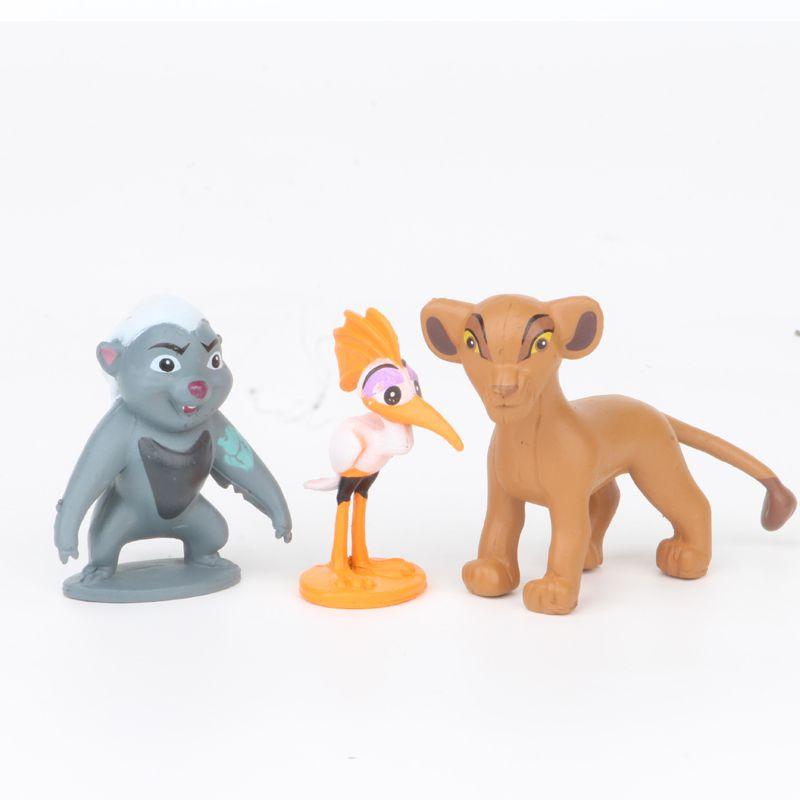 The 12pcs Movie Lion King Simba Cake Toppers Action Figure Doll Set Kid Gift Toy