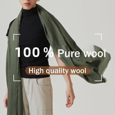 Four Seasons Available Damenschal aus 100 % Wolle, ultradünn, wasserlösliches Garn, hochwertiger quadratischer Schal, einfacher und vielseitiger Schal