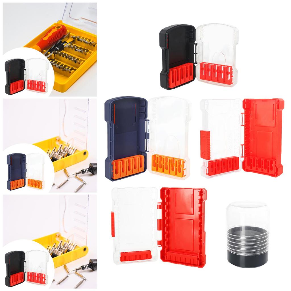 Organizer Storage Box Empty Case Holder Container Secure Snap Fit Sturdy PP Material Portable Wear