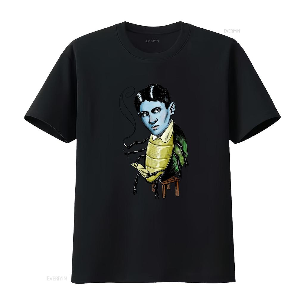 Franz Kafka Inspired T Shirt Unique Literary Design for Book Lovers High Quality Print on Comfortable Fabric vintage Washed
