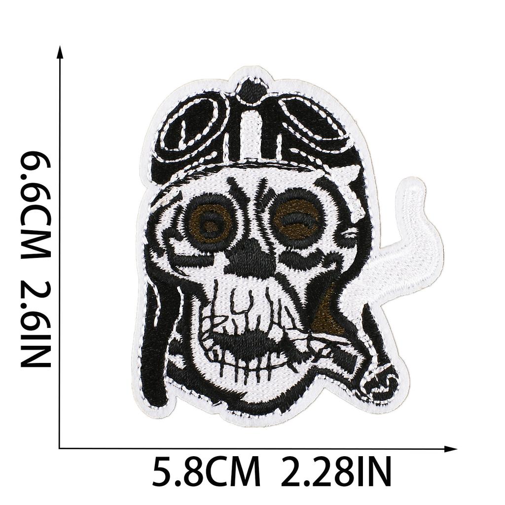Horror Tree Demon Embroidery Cloth Sticker Mummy Patch Sticker Computer Embroidery Chapter Ghost Embroidery Sticker Cartoon Haunted House Patch