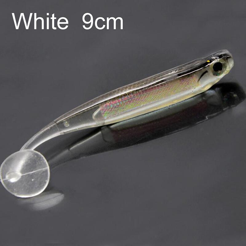 Angeln Weicher Köder T Schwanz Künstliche Pailletten Schaukel Silikon Spinner Karpfen Bass Köder