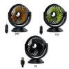 Universal USB 5V 12V 24V 360 Degree Rotation USB Car Fan Large Wind USB Car Fan