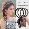 French Retro Braided High-Grade Headband: High Skull Top, Non-Slip, Perfect for Washing Face.