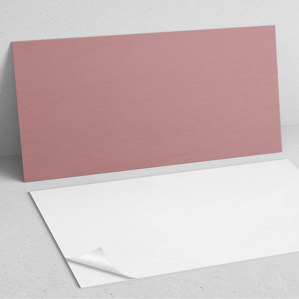 Decorative Self-Adhesive Vinyl Wall Tiles Color Pink 6X60X30 Cm