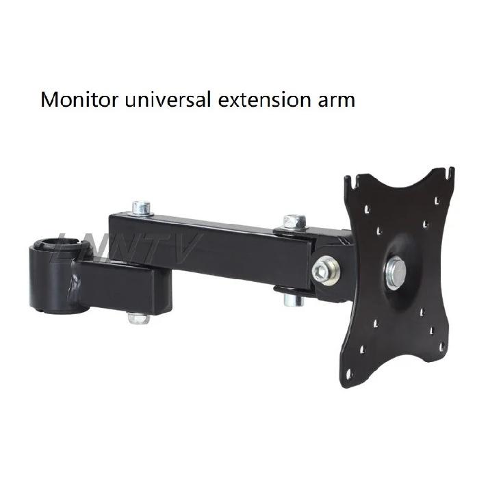 Monitor Universal Extension Arm Black White Desktop Stand Full Motion Steel Suporte Monitor Holder 14"-27" Mount Bracket