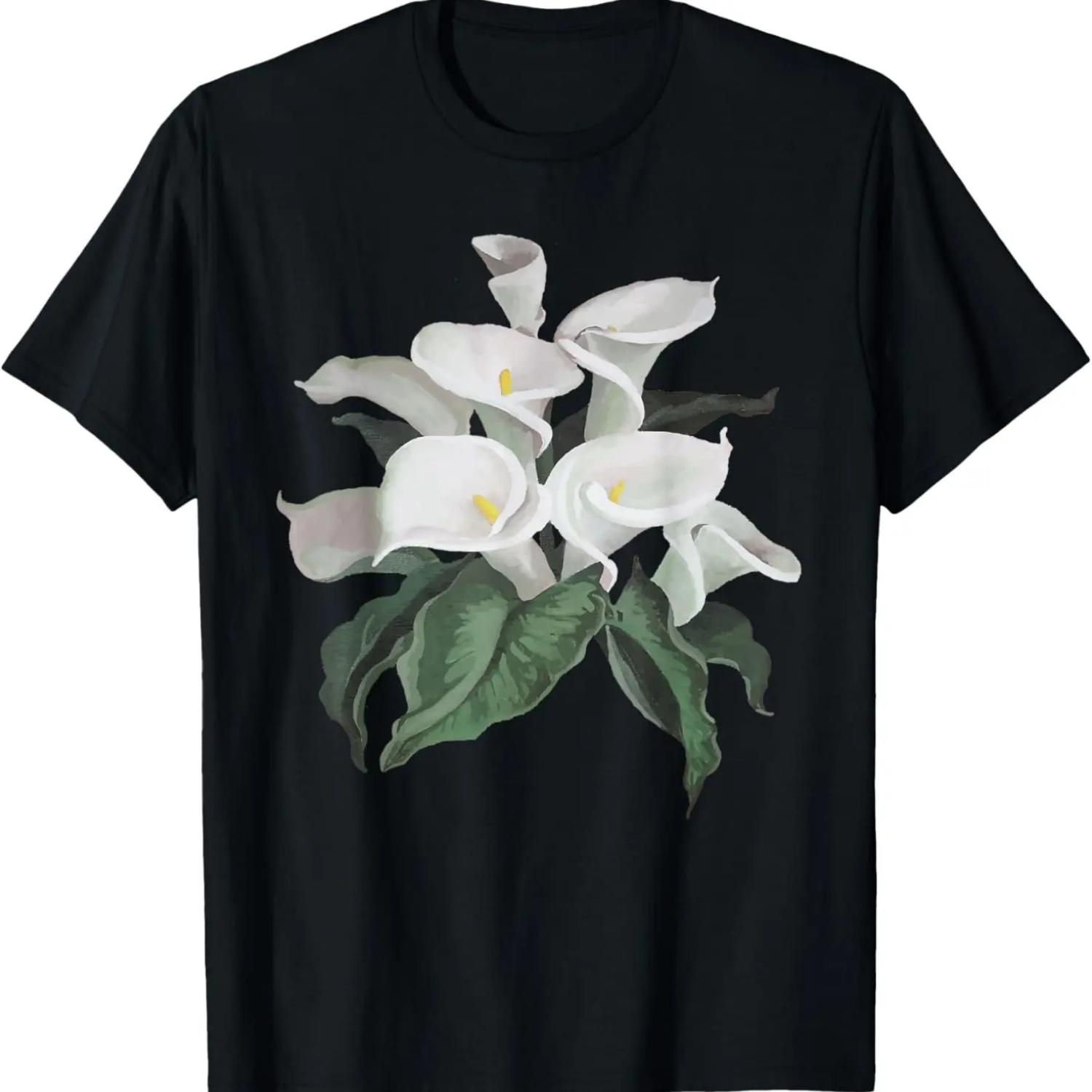 

Artistic Cream White Calla Lilies Bouquet Isolated T-Shirt XXXXXL