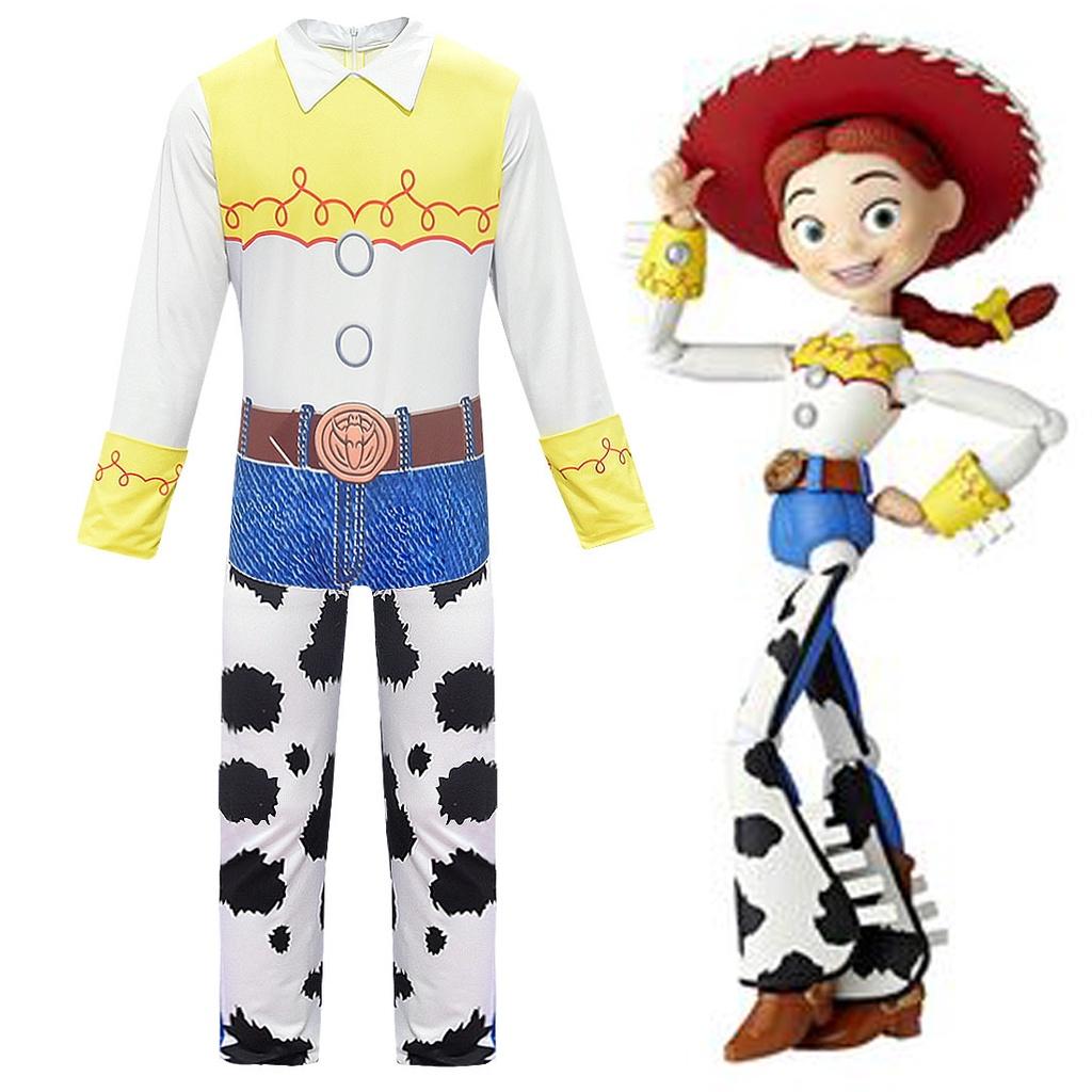 Adorable Toy Story 4 Girls Tsui Cosplay Jumpsuit Costume For Playful Dress-up Parties