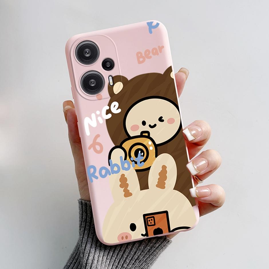 

Funny Cute Cartoon For Xiaomi Poco F5 5G Niche Fall Protection Case For Xiaomi Poco F5 5G Creative Phone Bags Poco F5 Silicone Xiaomi Poco F5