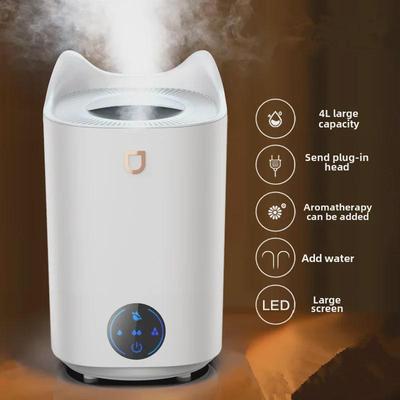 4L Großraum-LED-Luftbefeuchter mit intelligenter Feuchtigkeitsregelung und Aromatherapie