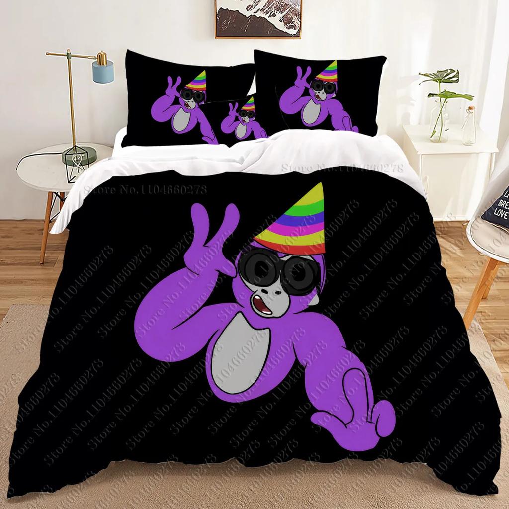 Gorilla Tag 3D Bedding Sets Print Duvet Cover Adults/ Children Bed Comforter Birthday Gift Dropshipping