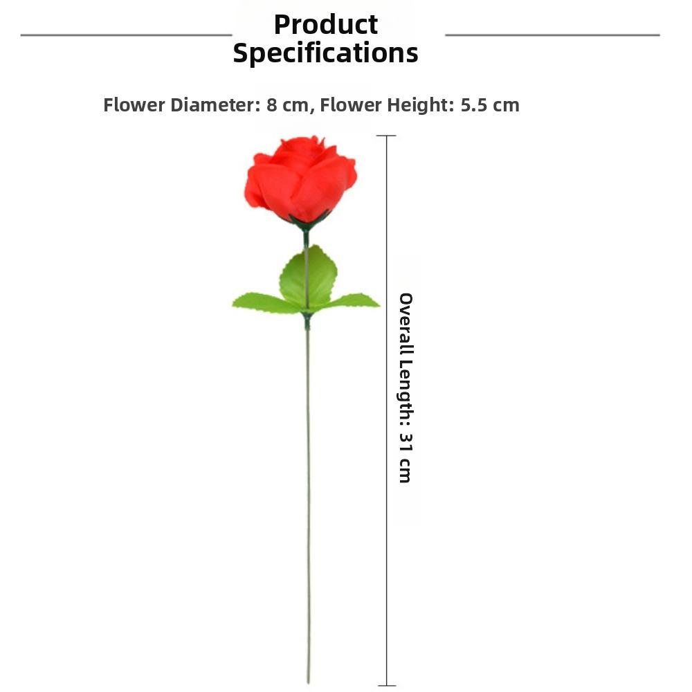 10pcs 8 Colors Simulated Rose DIY Party Decoration Festival Supplies Small Artificial Rose Flowers Vintage Silk Rose Home Decor