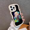 HSR Serval Wavy Edge TPU Mobile Phone Case for iPhone 17 16 15 14 13 12 11 Air Pro Max Plus Colorful Cover