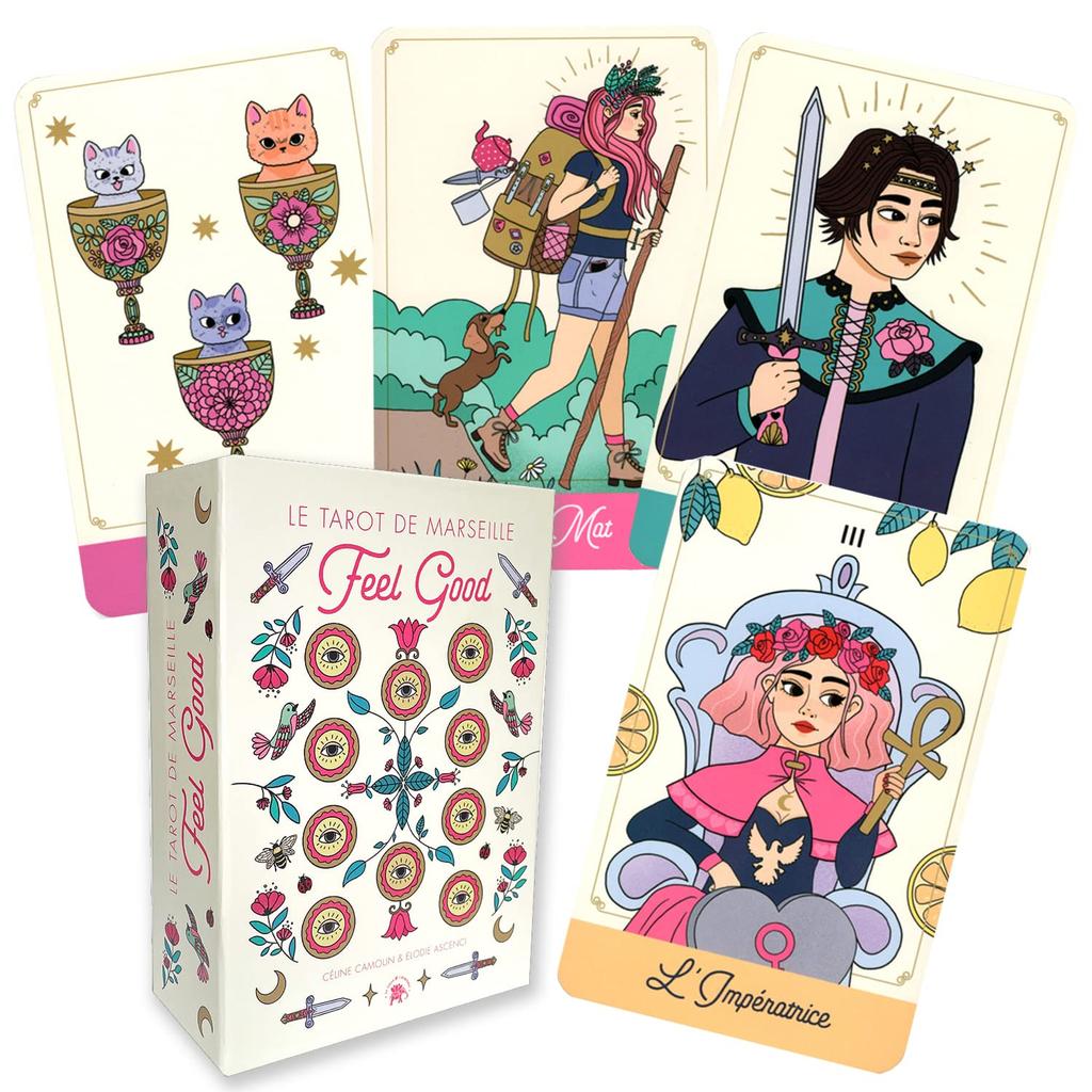 [Authentic] Feel Good Tarot [Includes Japanese Booklet with Tarot Card Meanings] Tarot Fortune Telling