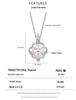 S925 Sterling Silver Cat Paw Pendant Necklace with Openable Cage