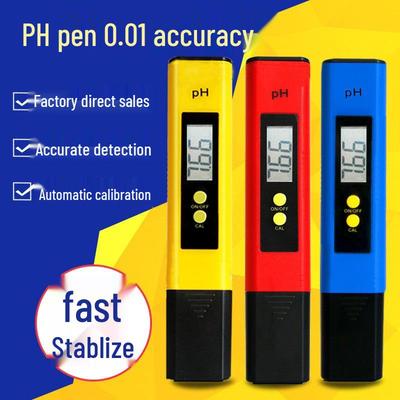 pH Test Pen: Portable Water Quality Acidity Meter & Analyzer