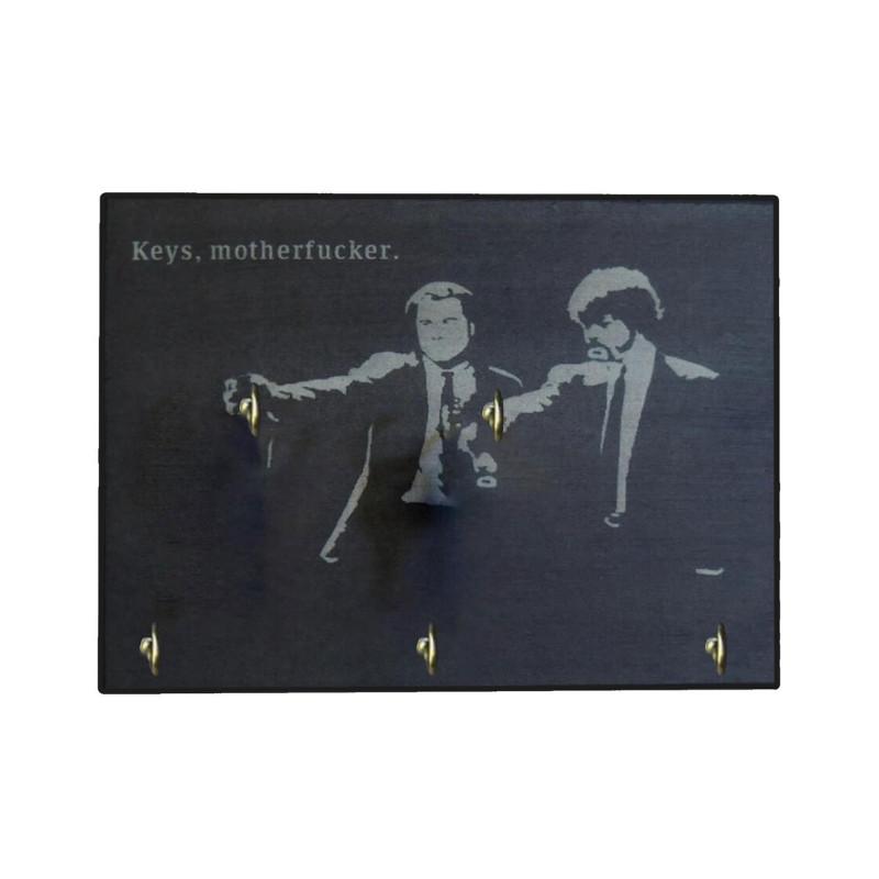Motherfcker Wooden Keys Wall Key Hanging Tool For Household Commercial Settings