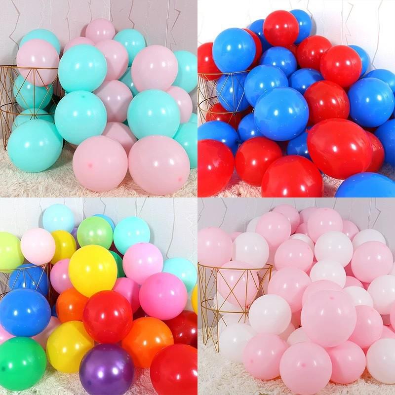 Frosted Round Balloons - 5", 10", 12" Thickened Latex for Birthday & Wedding Decorations