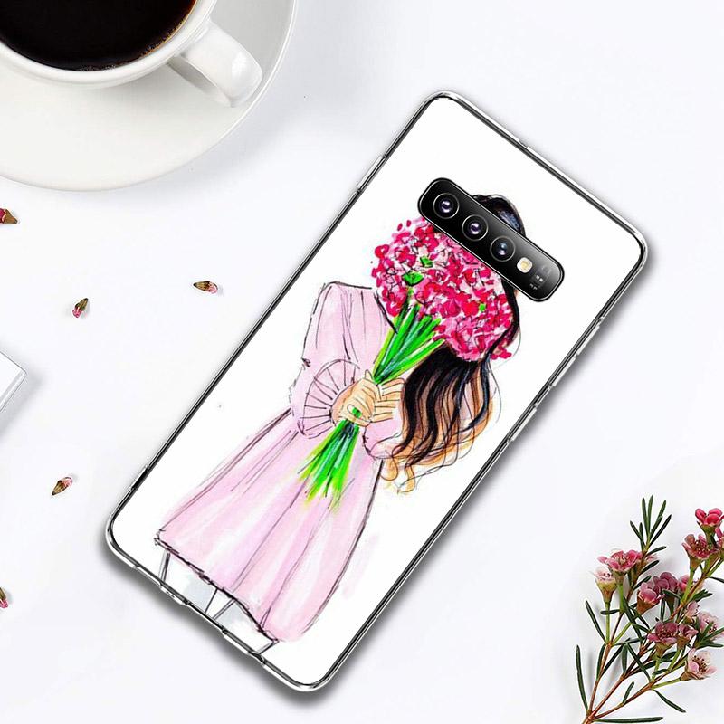 Dítě Máma Dívka Móda Pro Samsung Galaxy Note 20 10 9 8 Plus Ultra Lite M21 M31 M31S M10S M20 M21 M32 M12 Pouzdro na telefon
