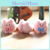 Piglet Bow Cute Keychain Cartoon Children Backpack Plush Pendant Doll Gifts