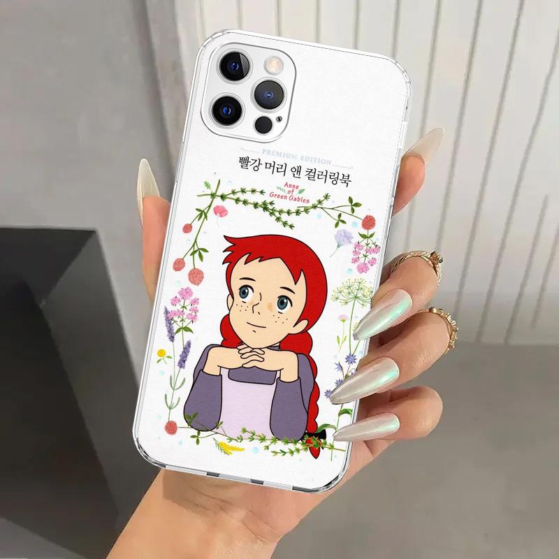 A-Anne Of Green Gables Shirley Phone Case for Iphone 17 Air 16 15 Plus 14 13 Mini 12 11 Pro Max 16E 7 8 SE 2020 Soft Funda Print
